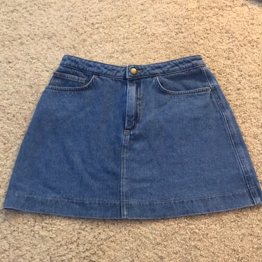 American Apparel Denim Skirt